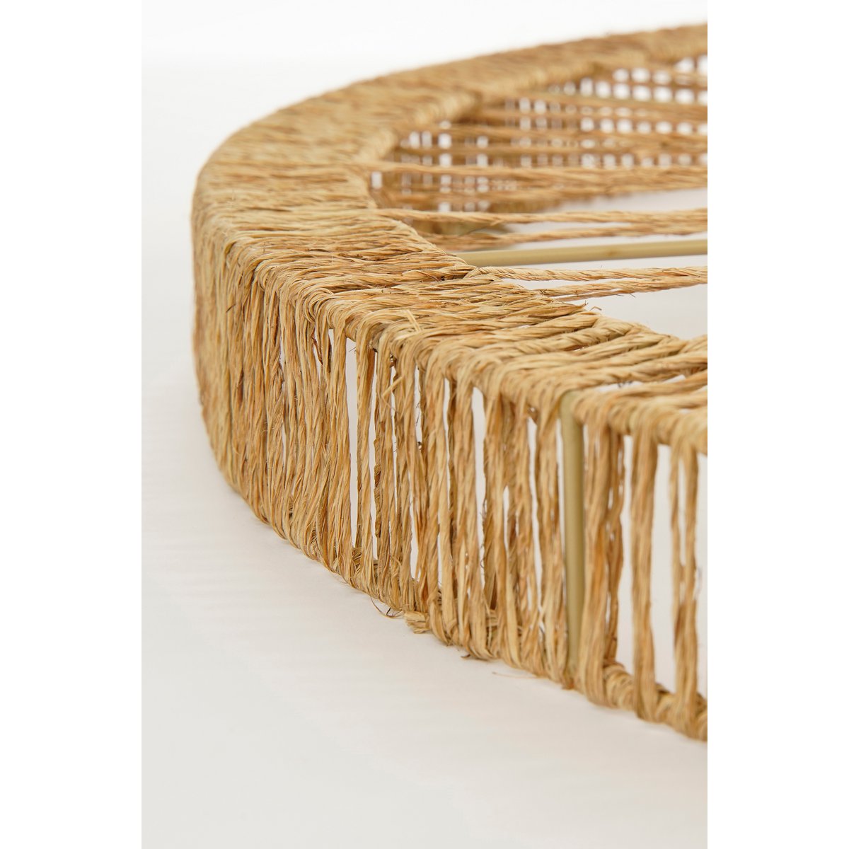 Ludy Wandspiegel - Jute - Lichtbruin
