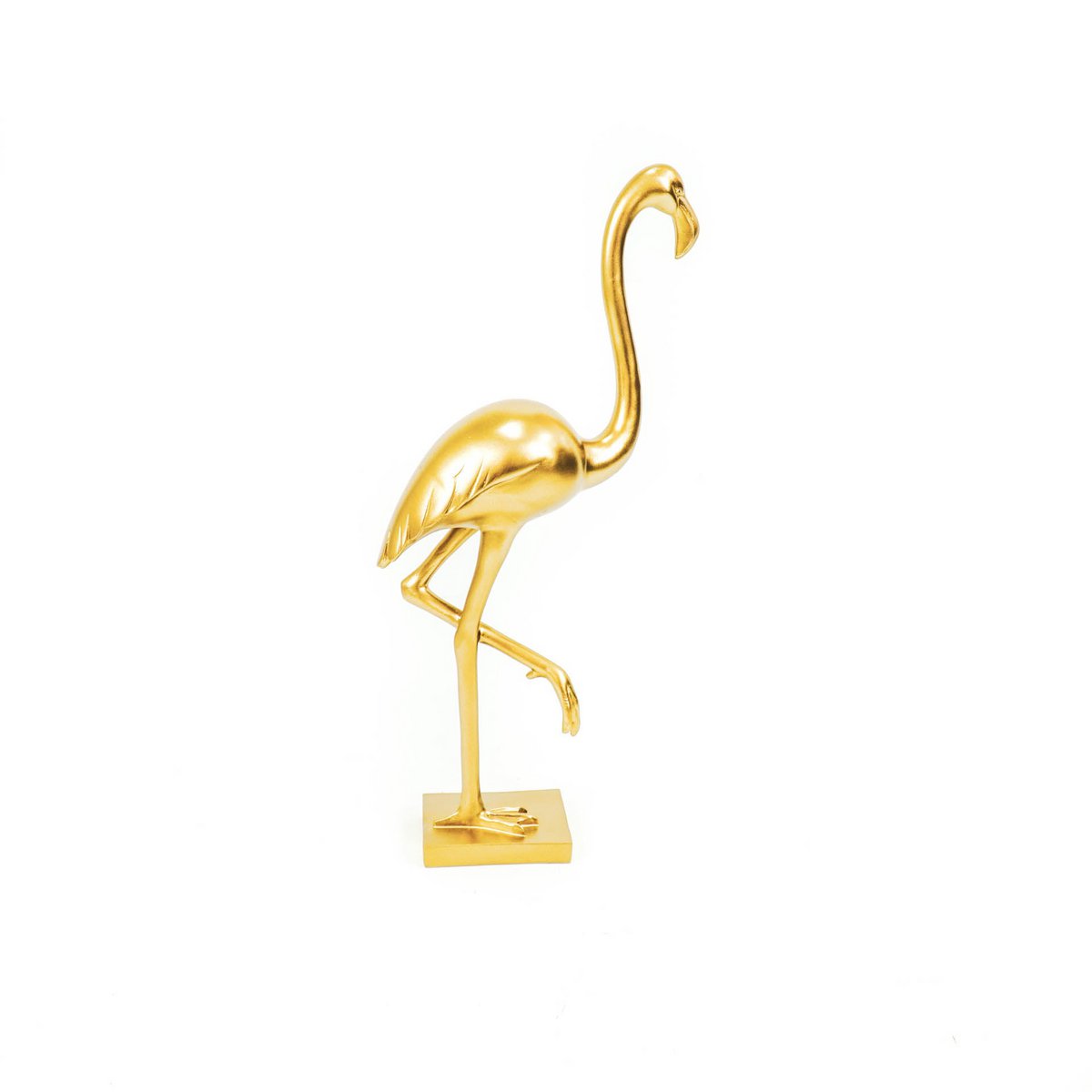 Ornament - Flamingo - Polyresin - Goud