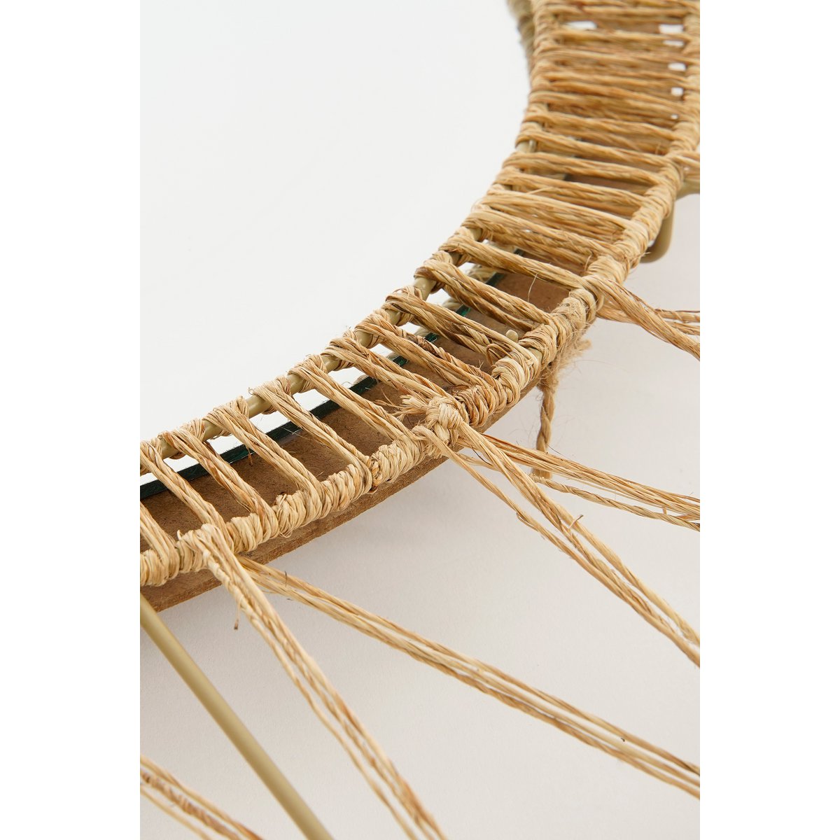 Ludy Wandspiegel - Jute - Lichtbruin