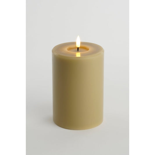 LED Kaars - Wax - Taupe