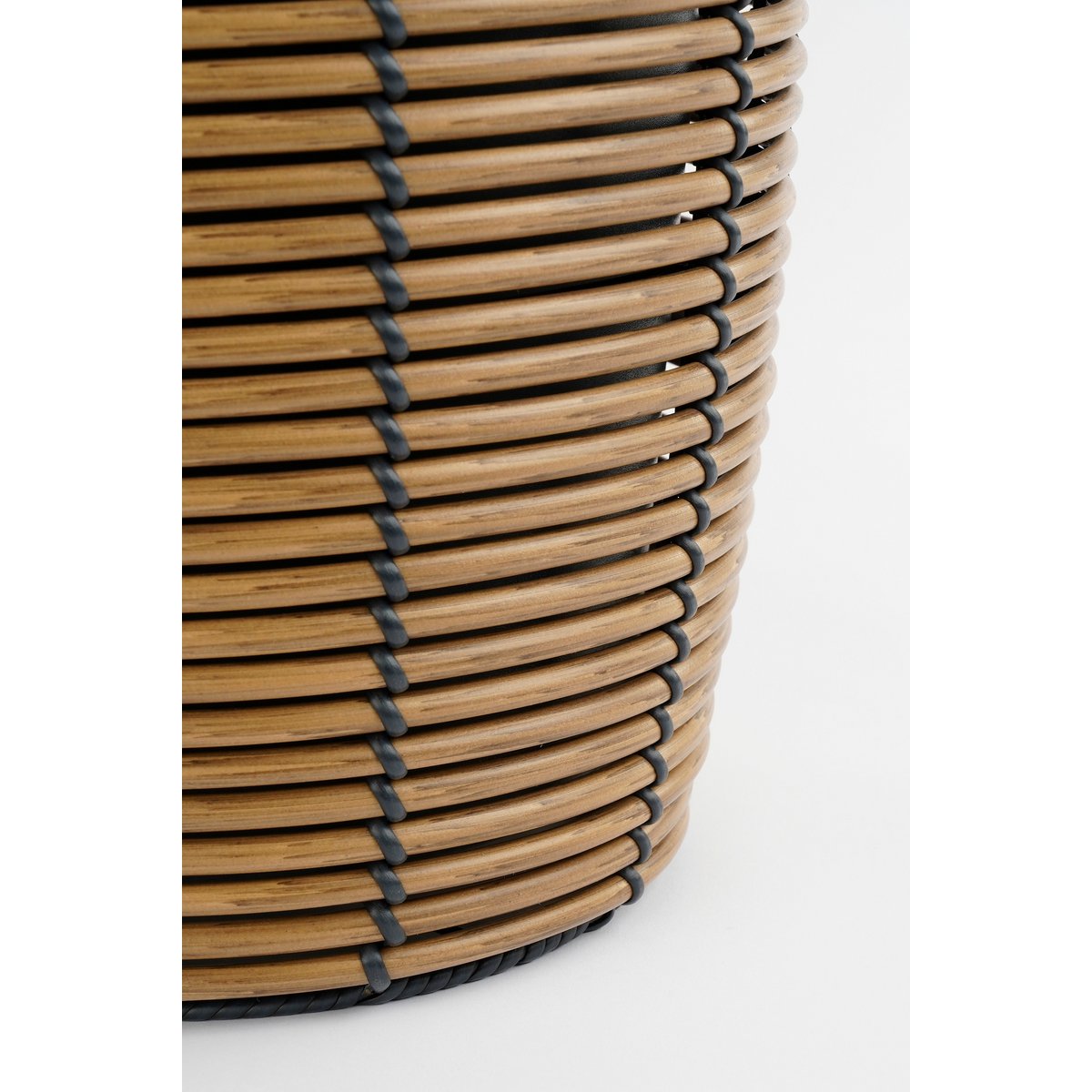 Durban Bloempot Buiten - Set van 3 - Gerecycled Plastic - Bruin
